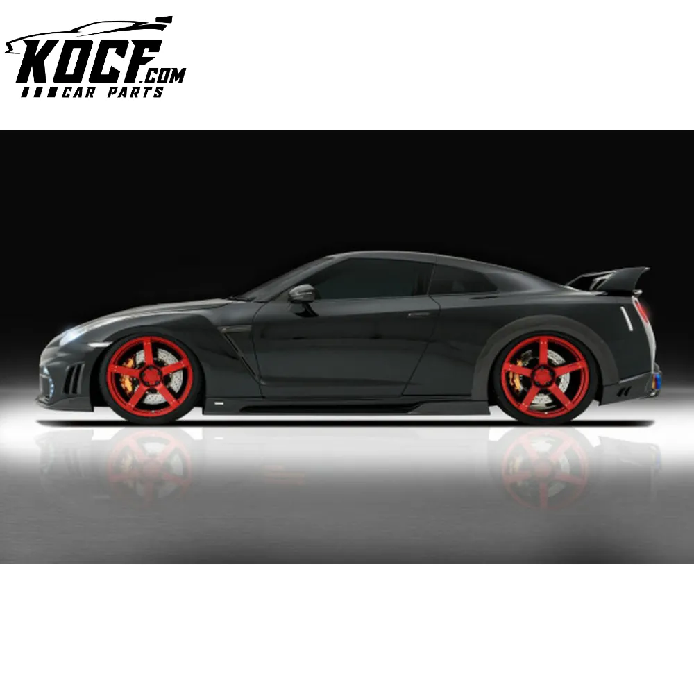 08 ONWARDS R35 GTR ROW STYLE SIDE SKIRT