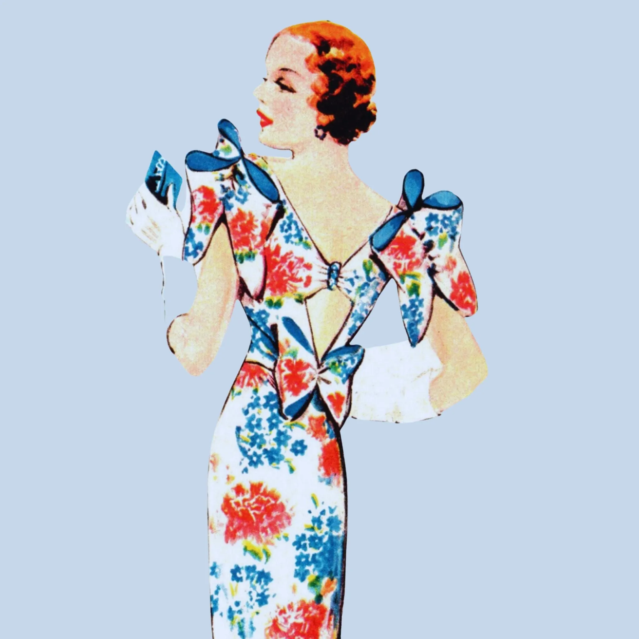 1930's Sewing Pattern, Women’s Two Dresses & Evening Dress & Coat- Bust: 36” (91.5cm)