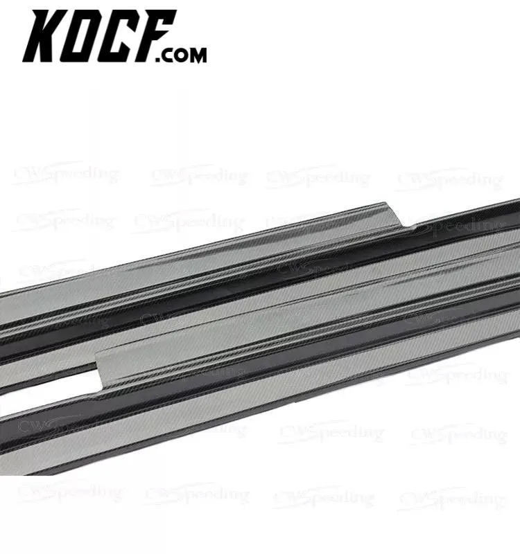 2009-2011 OEM STYLE CARBON FIBER SIDE SKIRTS FOR NISSAN GTR R35