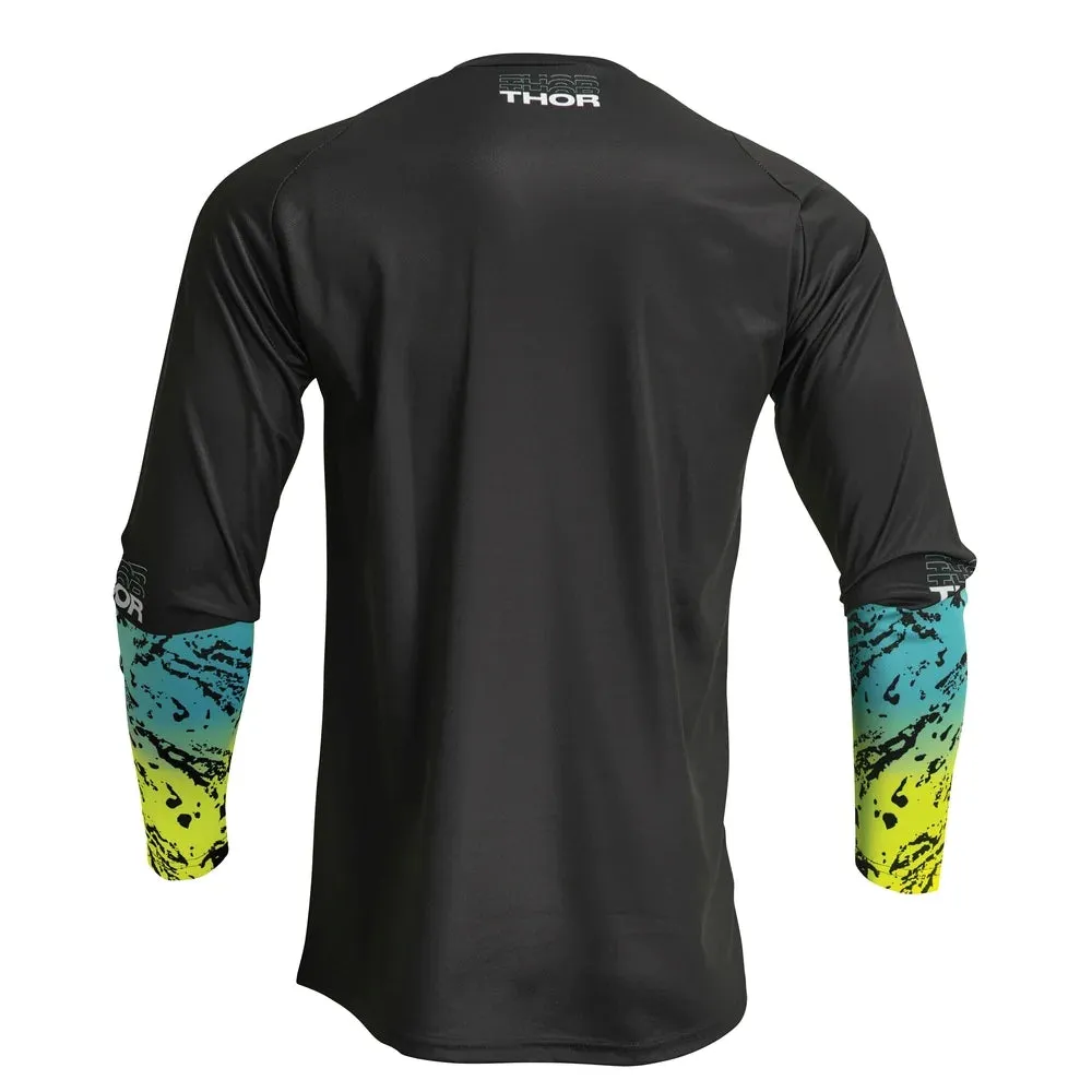 23 THOR MX SECTOR YOUTH ATLAS BLACK TEAL LARGE