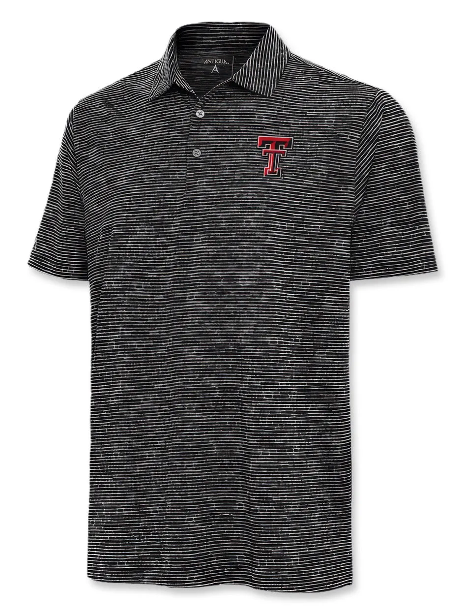 Antigua Texas Tech "Static" Double T Polo