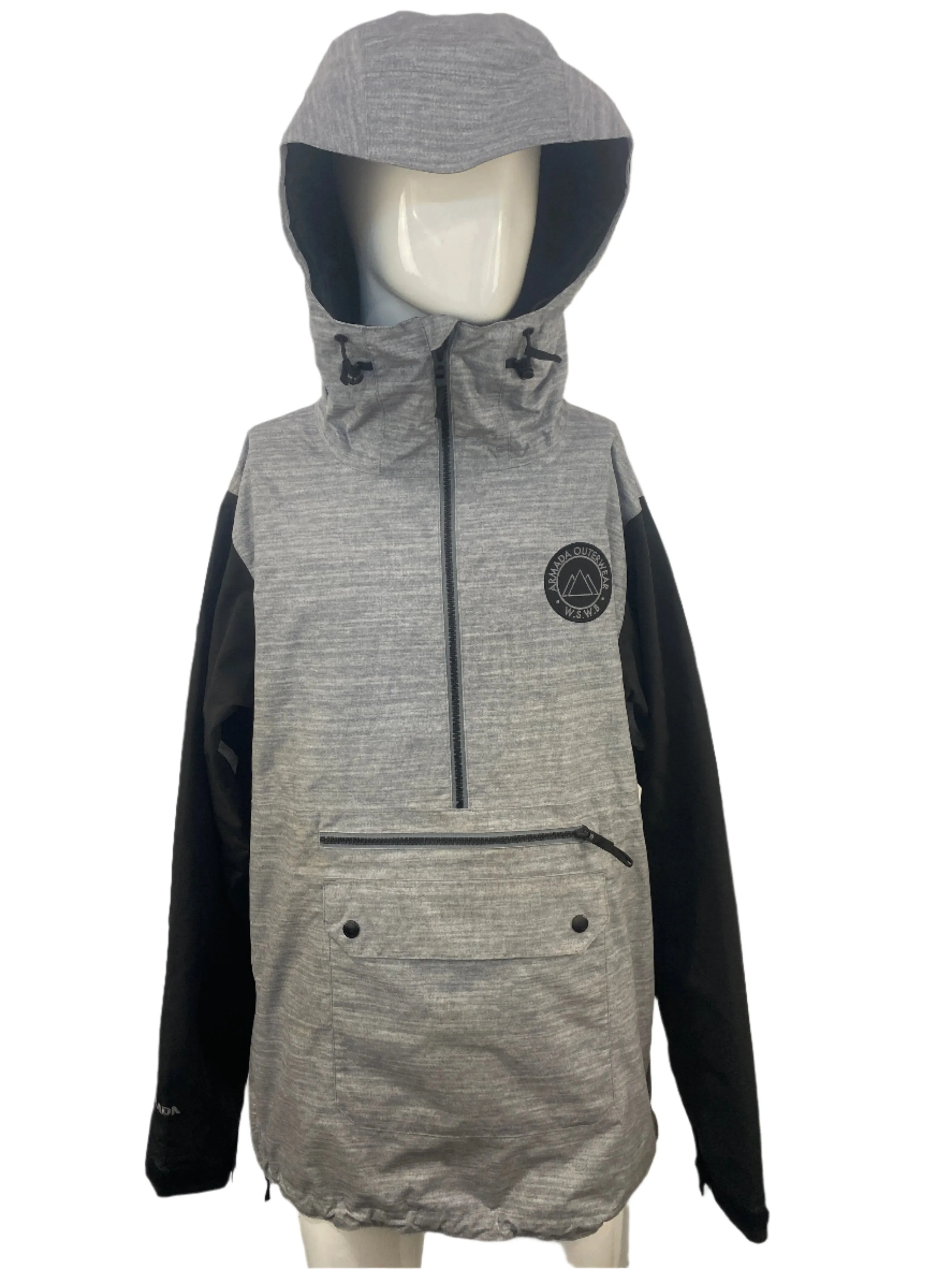 Armada W.S.W.B Gris Pouch Zip Jacket