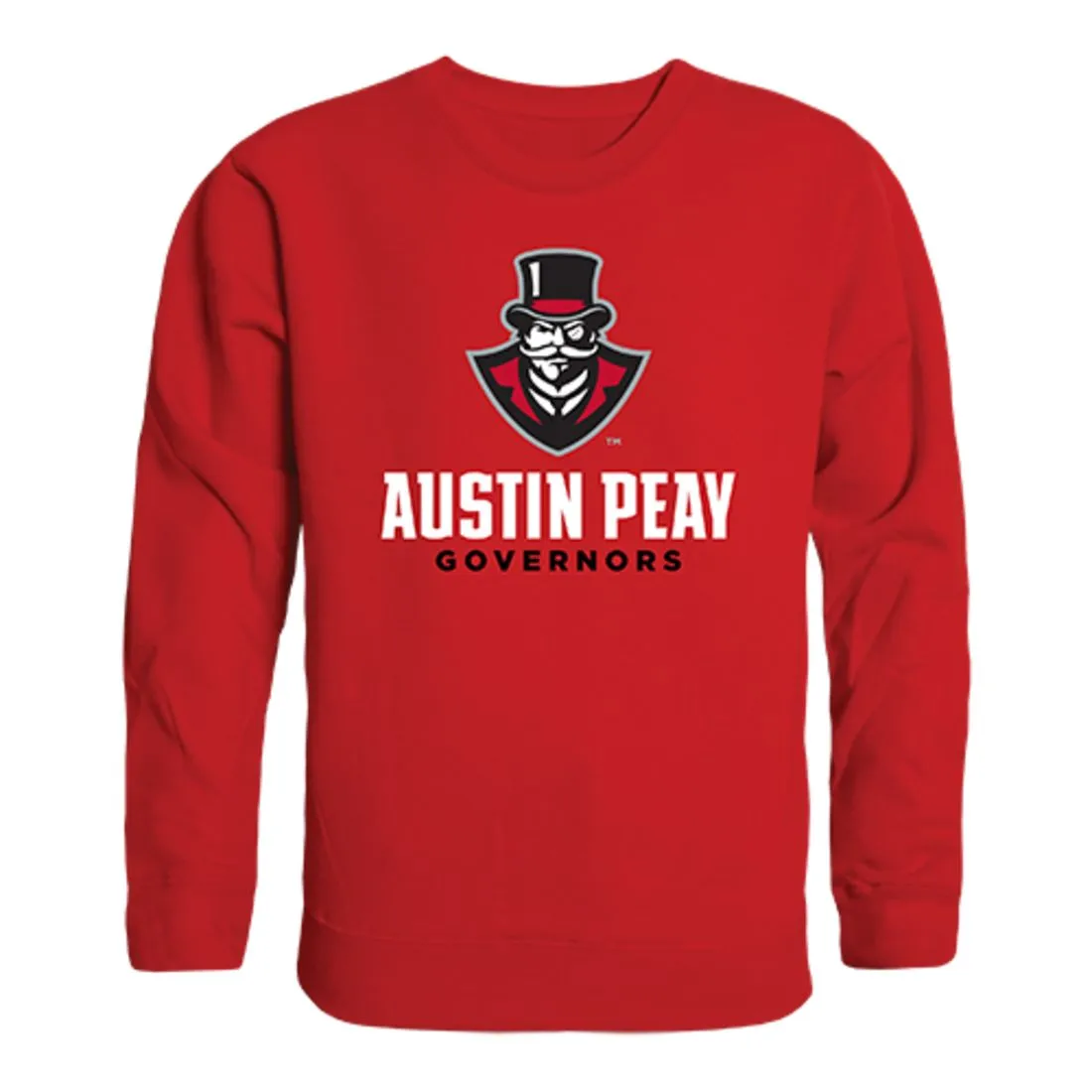 Austin Peay State University Governors Crewneck Pullover Sweatshirt Sweater Red