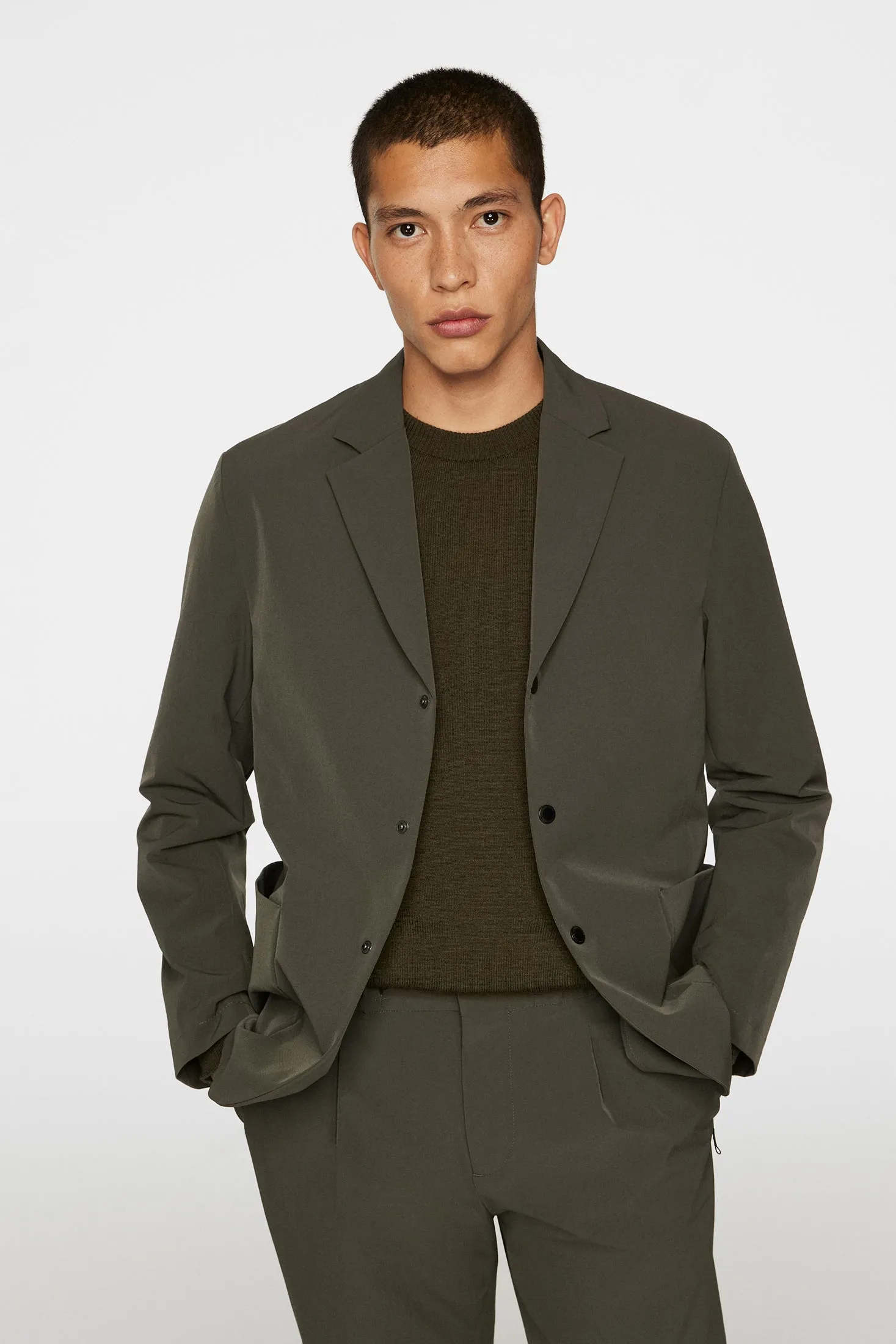 BARRY TECH BLAZER - FOREST GREEN