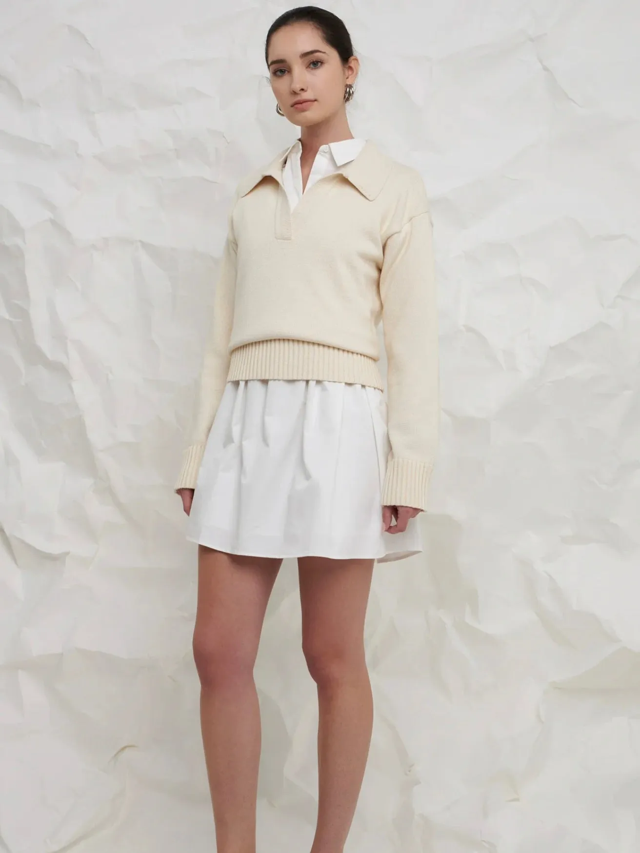 Bella Johnny Collar Sweater