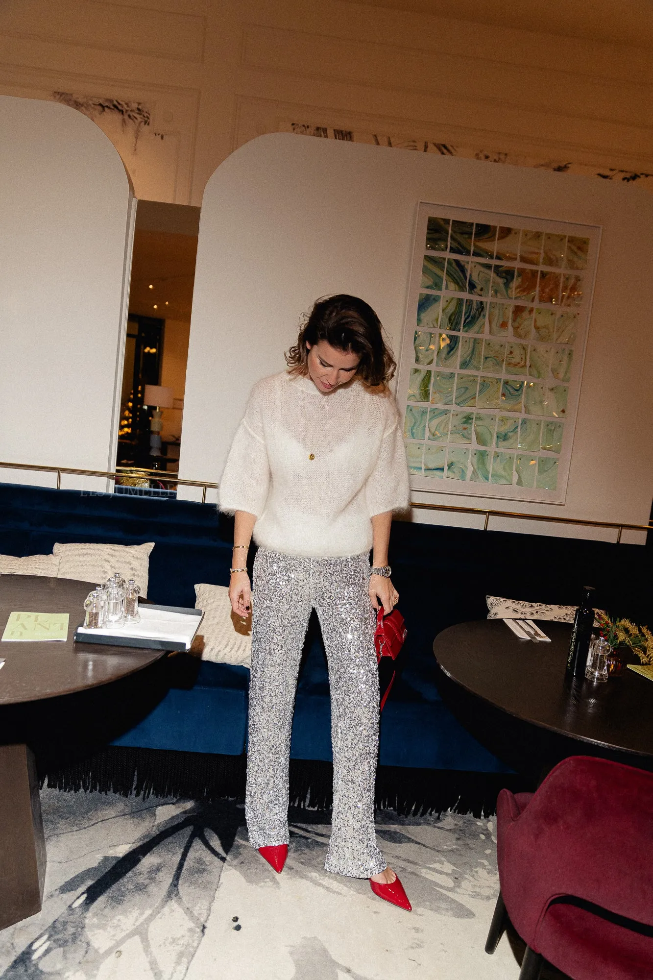 Bonny pants silver