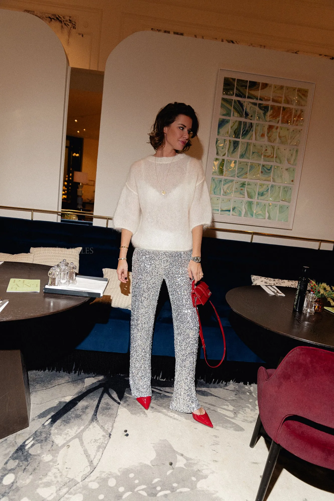 Bonny pants silver