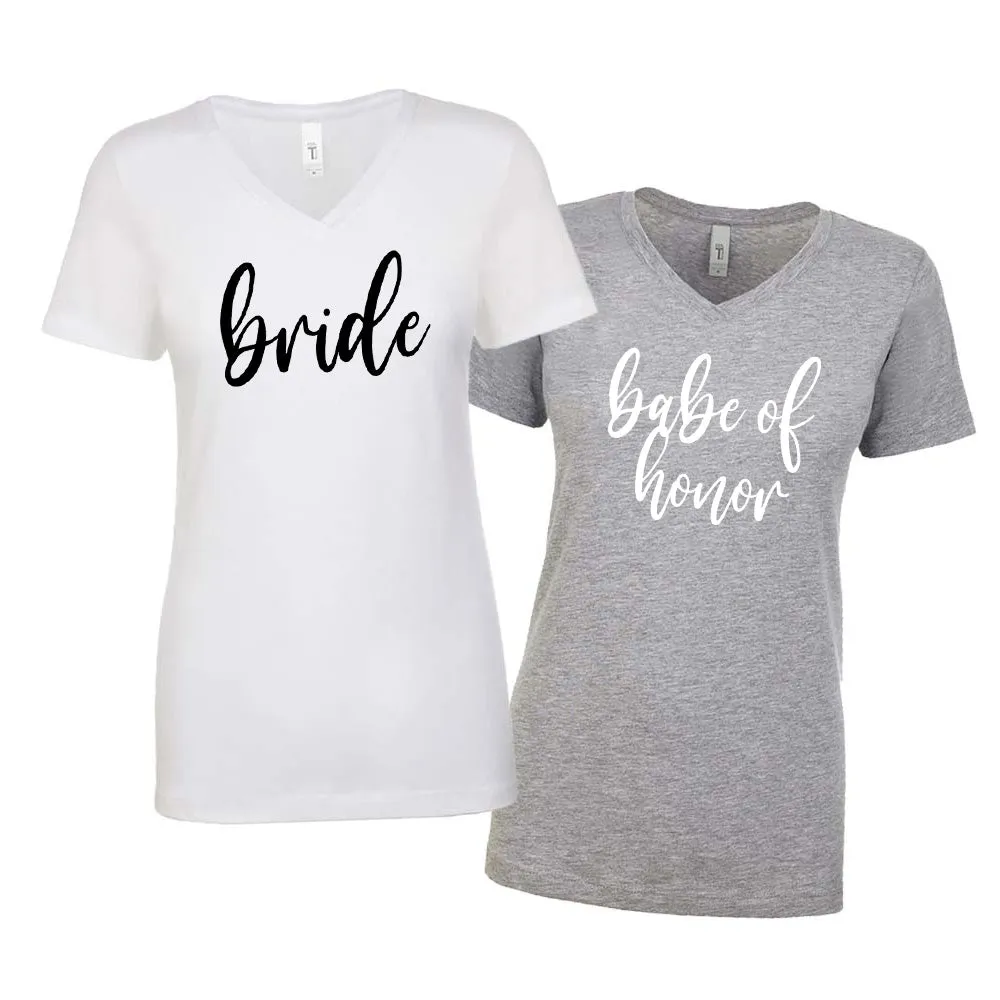 Bride, Babe, Babe of Honor Sweatshirt