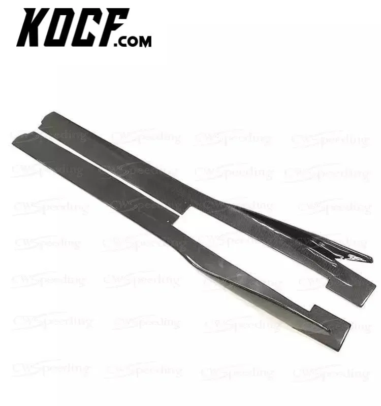 C STYLE CARBON FIBER SIDE SKIRTS FOR 2011-2013 FERRARI 458 ITALIA AND SPIDER