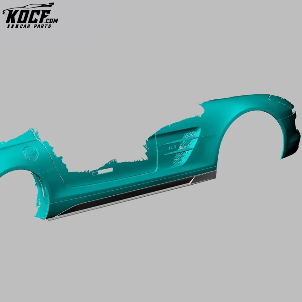 Carbon Fiber C197 Side Skirts for Mercedes Benz R197 SLS AMG GT Convertible 2010-2014