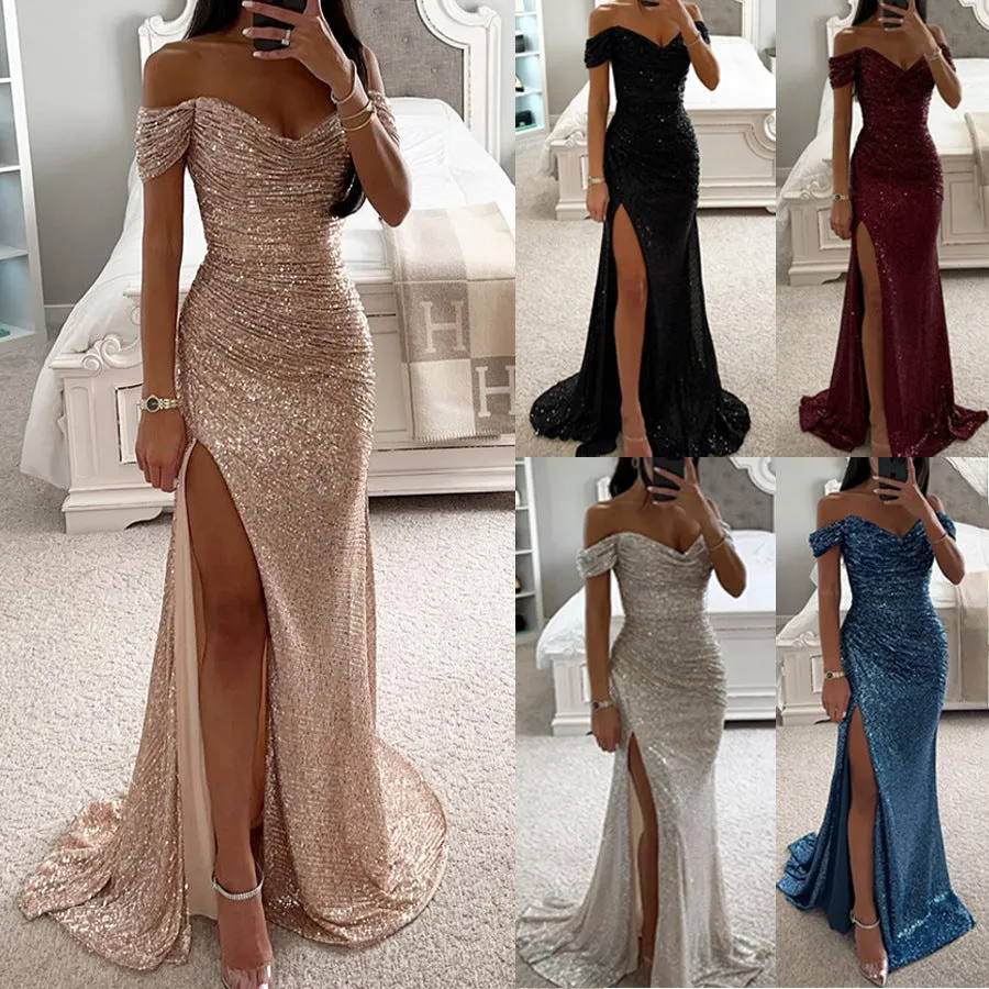 Chic One-Piece Split Dress