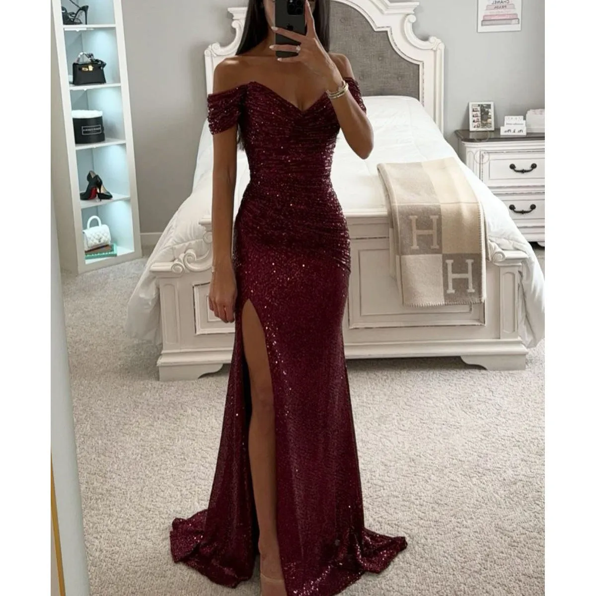 Chic One-Piece Split Dress