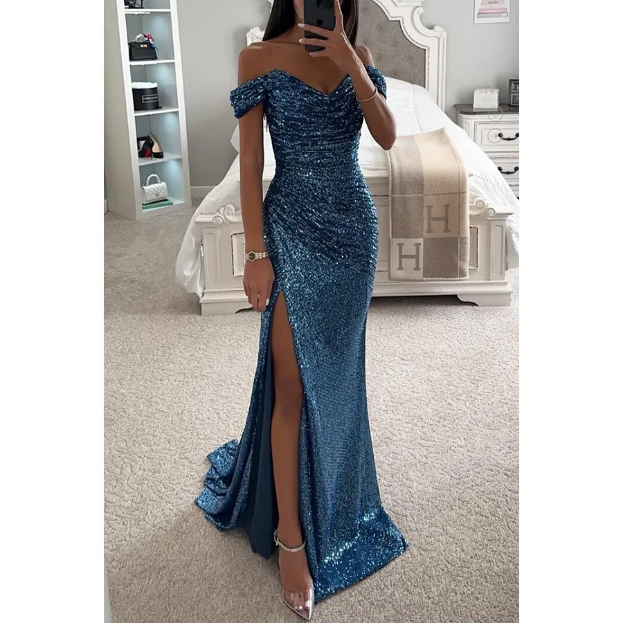 Chic One-Piece Split Dress
