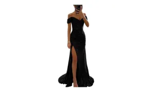 Chic One-Piece Split Dress