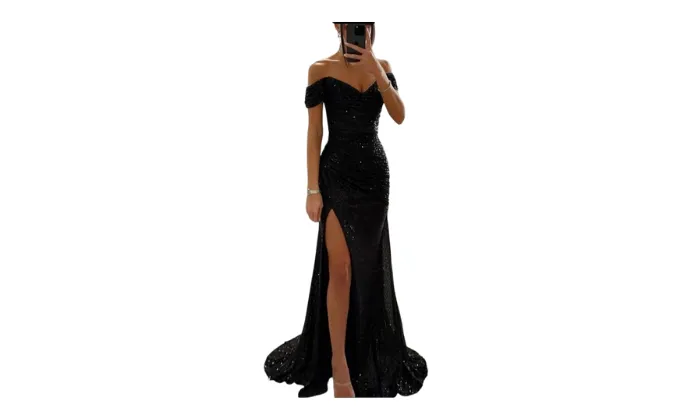 Chic One-Piece Split Dress