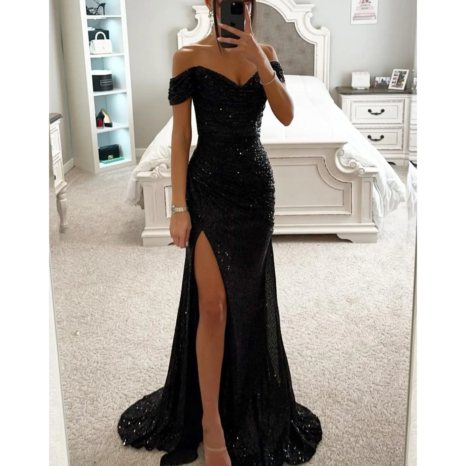 Chic One-Piece Split Dress