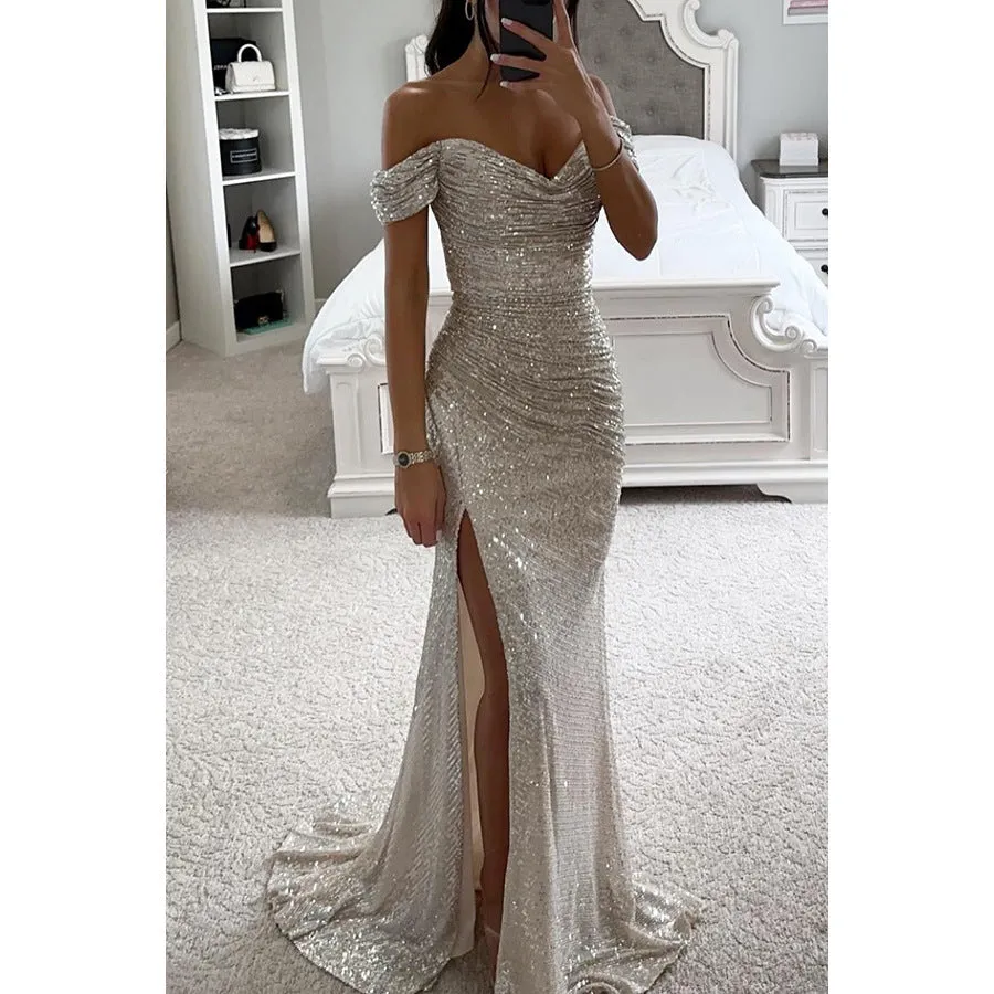Chic One-Piece Split Dress