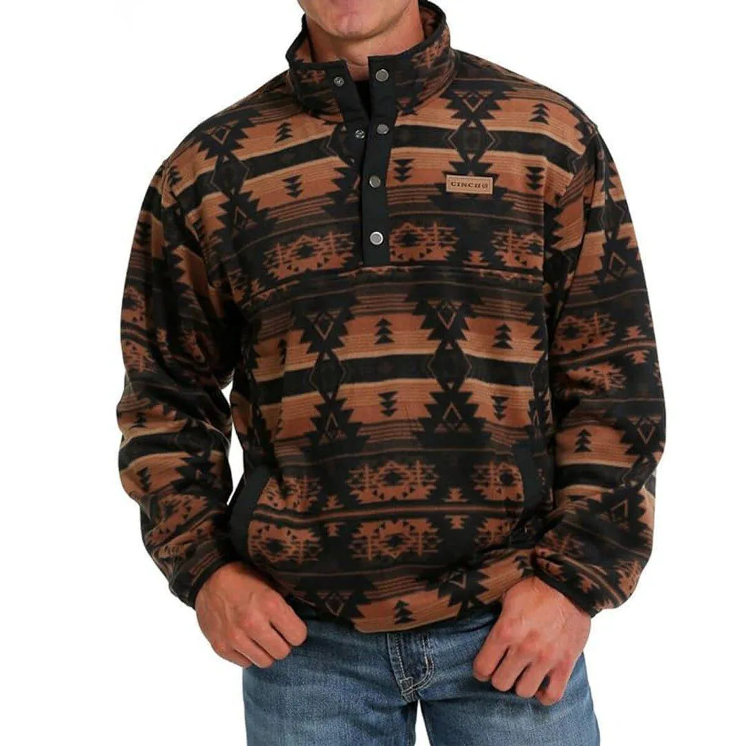 Cinch Men's Polar Fleece Brown/Black