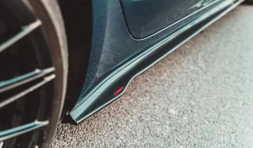 CMST Tuning V1 Side Skirts for Tesla Model 3 Performance/Base Carbon Fiber/FRP