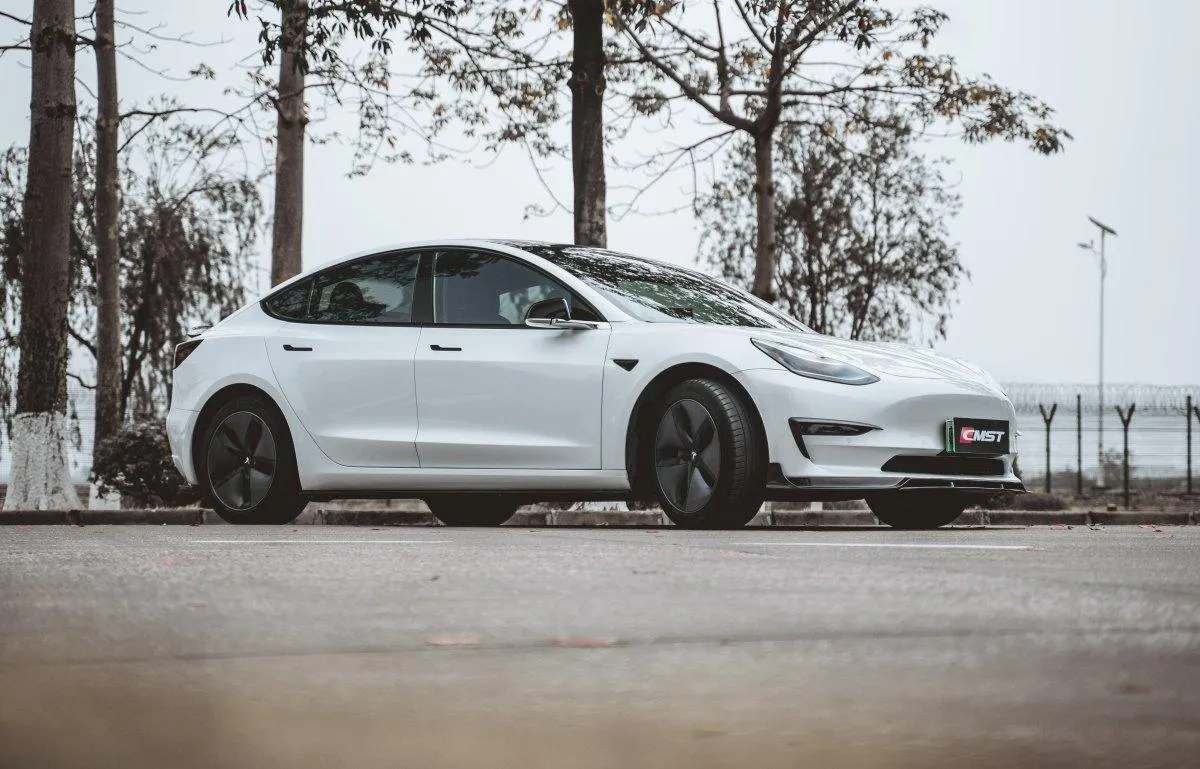 CMST Tuning V1 Side Skirts for Tesla Model 3 Performance/Base Carbon Fiber/FRP