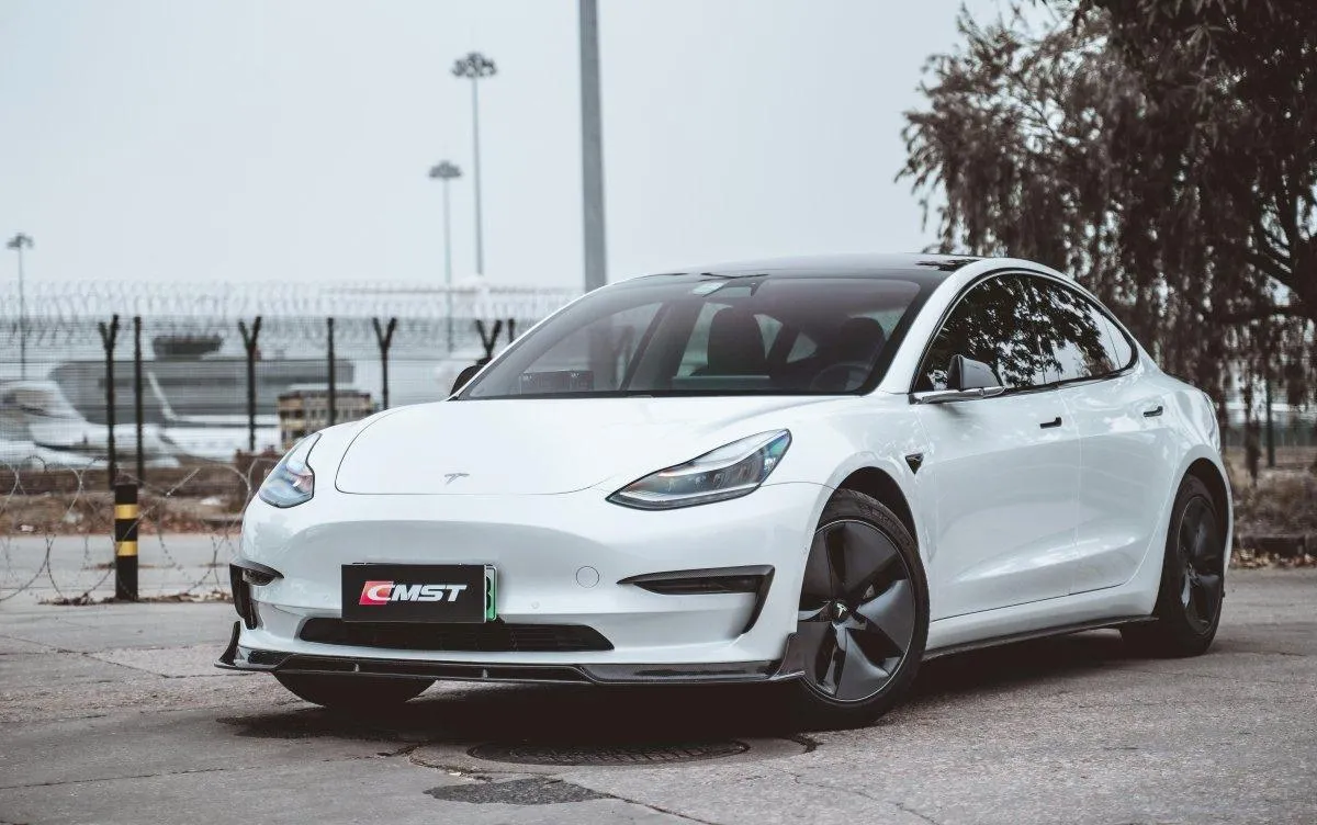 CMST Tuning V1 Side Skirts for Tesla Model 3 Performance/Base Carbon Fiber/FRP