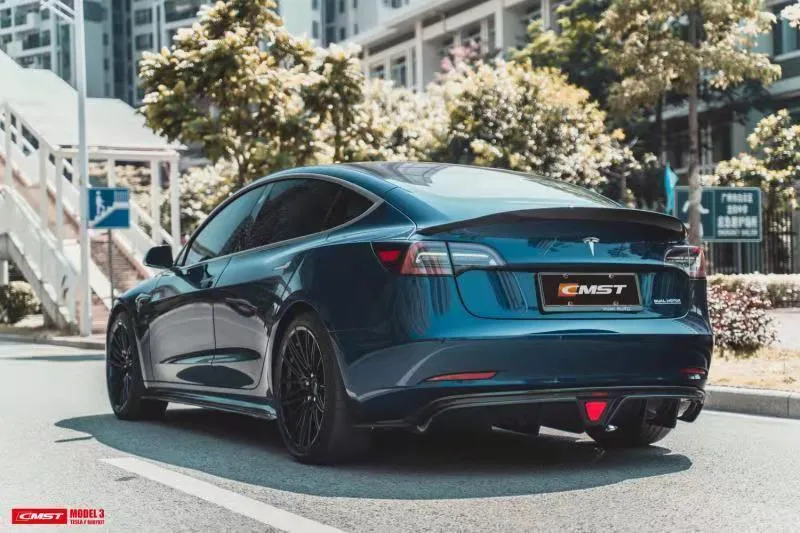 CMST Tuning V1 Side Skirts for Tesla Model 3 Performance/Base Carbon Fiber/FRP