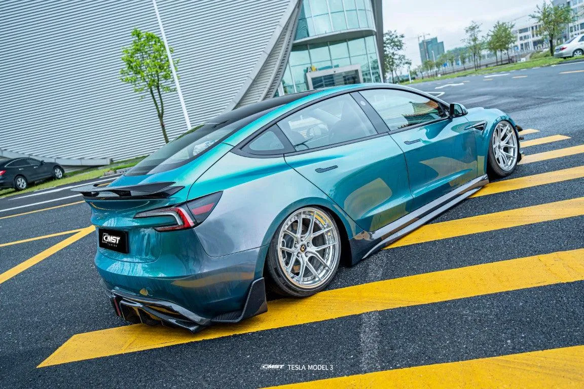 CMST Tuning V2 Side Skirts for Tesla Model 3 Highland / P 2024-ON Carbon Fiber