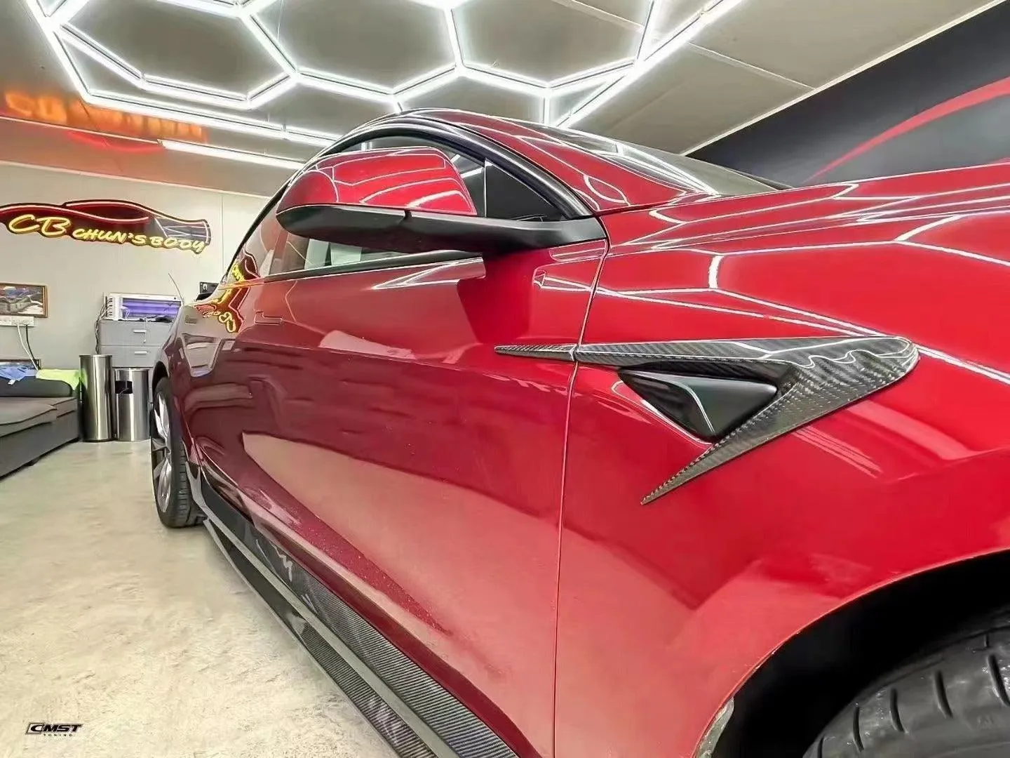 CMST Tuning V2 Side Skirts for Tesla Model 3 Highland / P 2024-ON Carbon Fiber