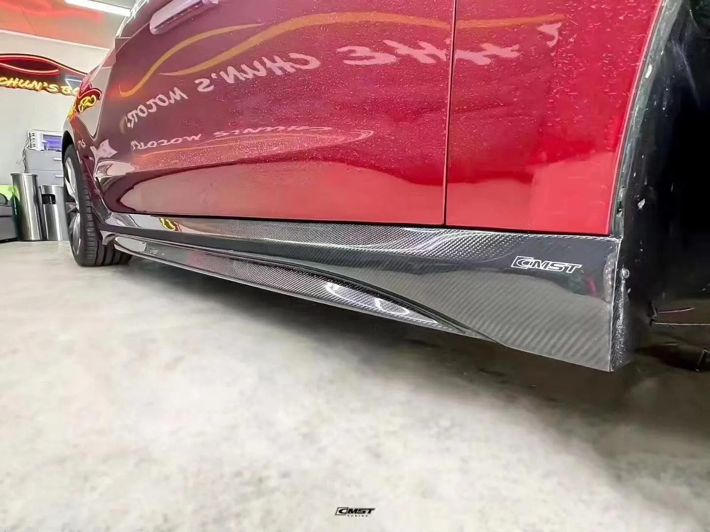 CMST Tuning V2 Side Skirts for Tesla Model 3 Highland / P 2024-ON Carbon Fiber