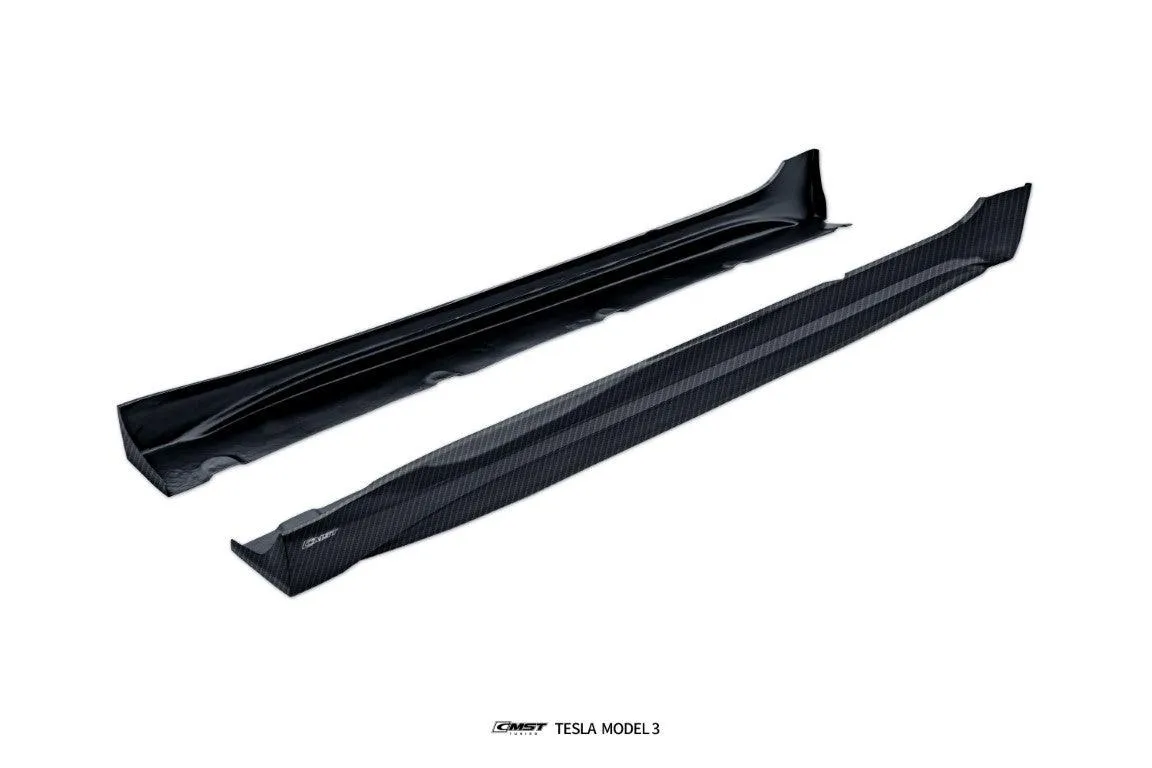 CMST Tuning V2 Side Skirts for Tesla Model 3 Highland / P 2024-ON Carbon Fiber