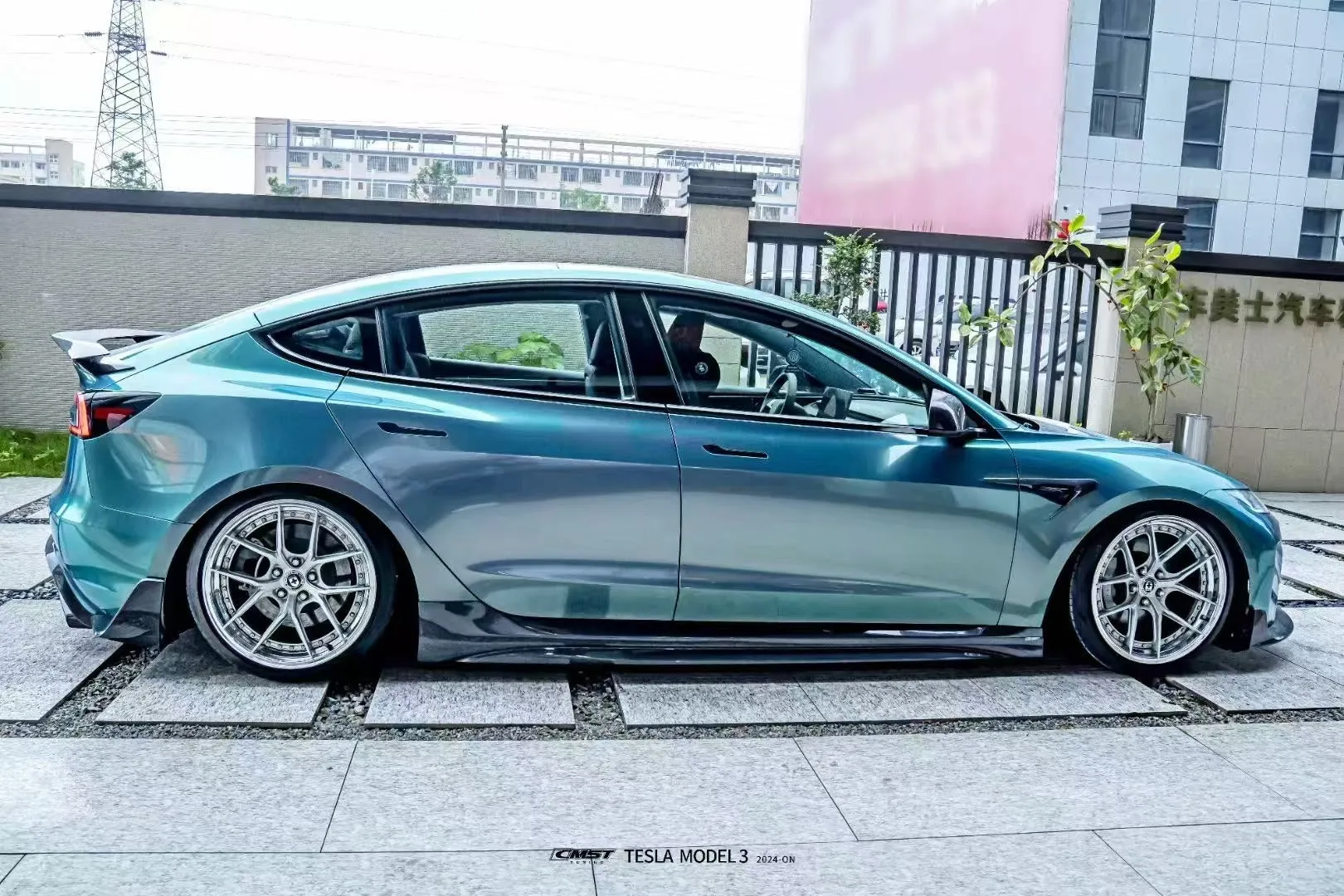 CMST Tuning V2 Side Skirts for Tesla Model 3 Highland / P 2024-ON Carbon Fiber