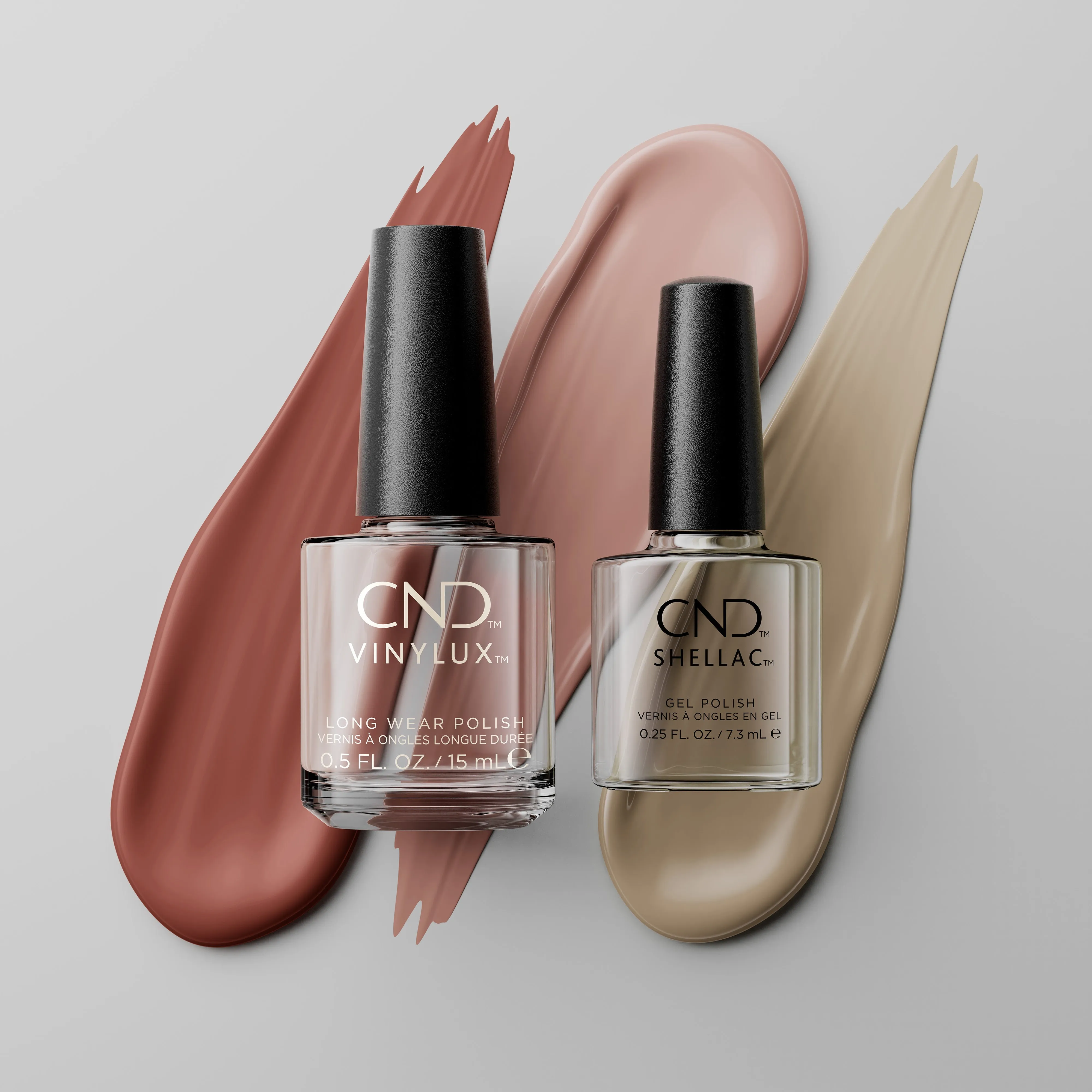 CND - Vinylux Topcoat & Toffee Talk 0.5 oz - #428