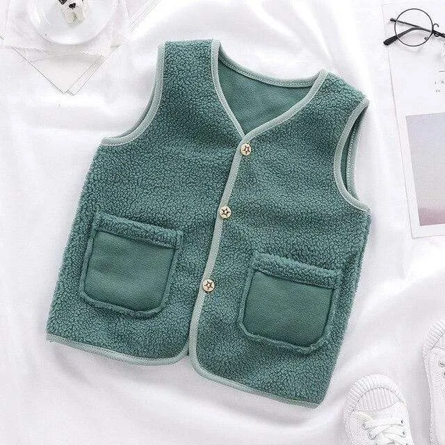 Colorful Sleeveless Sweater Vest