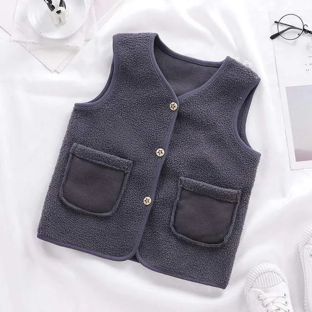 Colorful Sleeveless Sweater Vest
