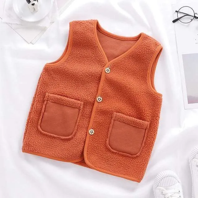 Colorful Sleeveless Sweater Vest