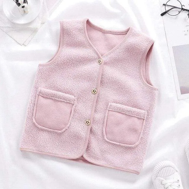 Colorful Sleeveless Sweater Vest