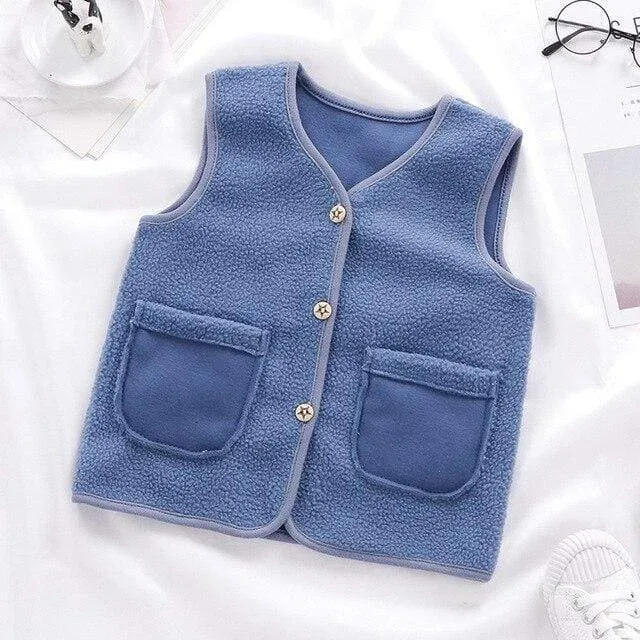 Colorful Sleeveless Sweater Vest