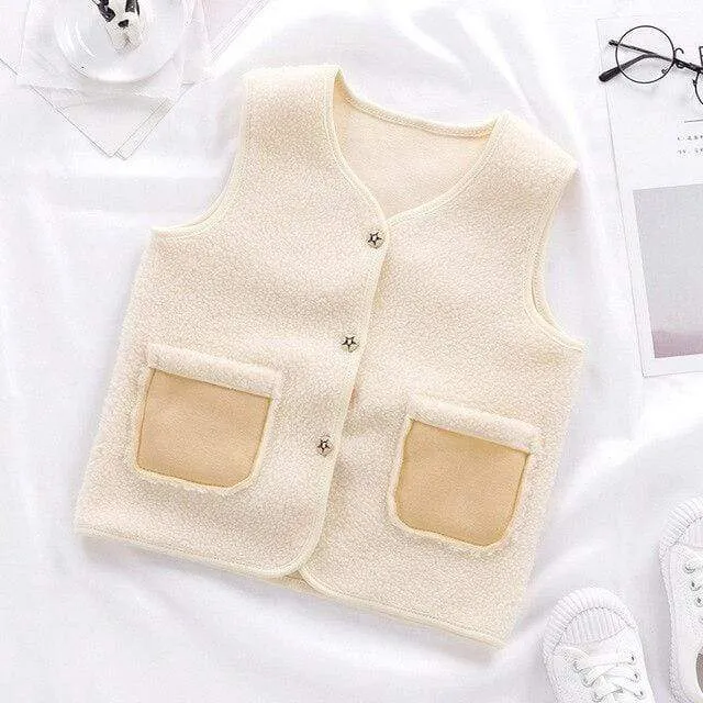 Colorful Sleeveless Sweater Vest
