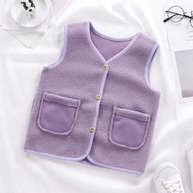 Colorful Sleeveless Sweater Vest
