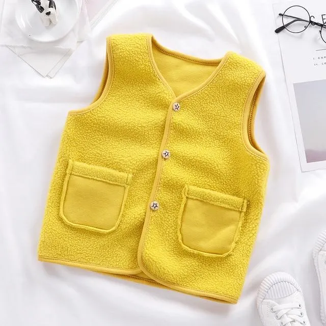 Colorful Sleeveless Sweater Vest