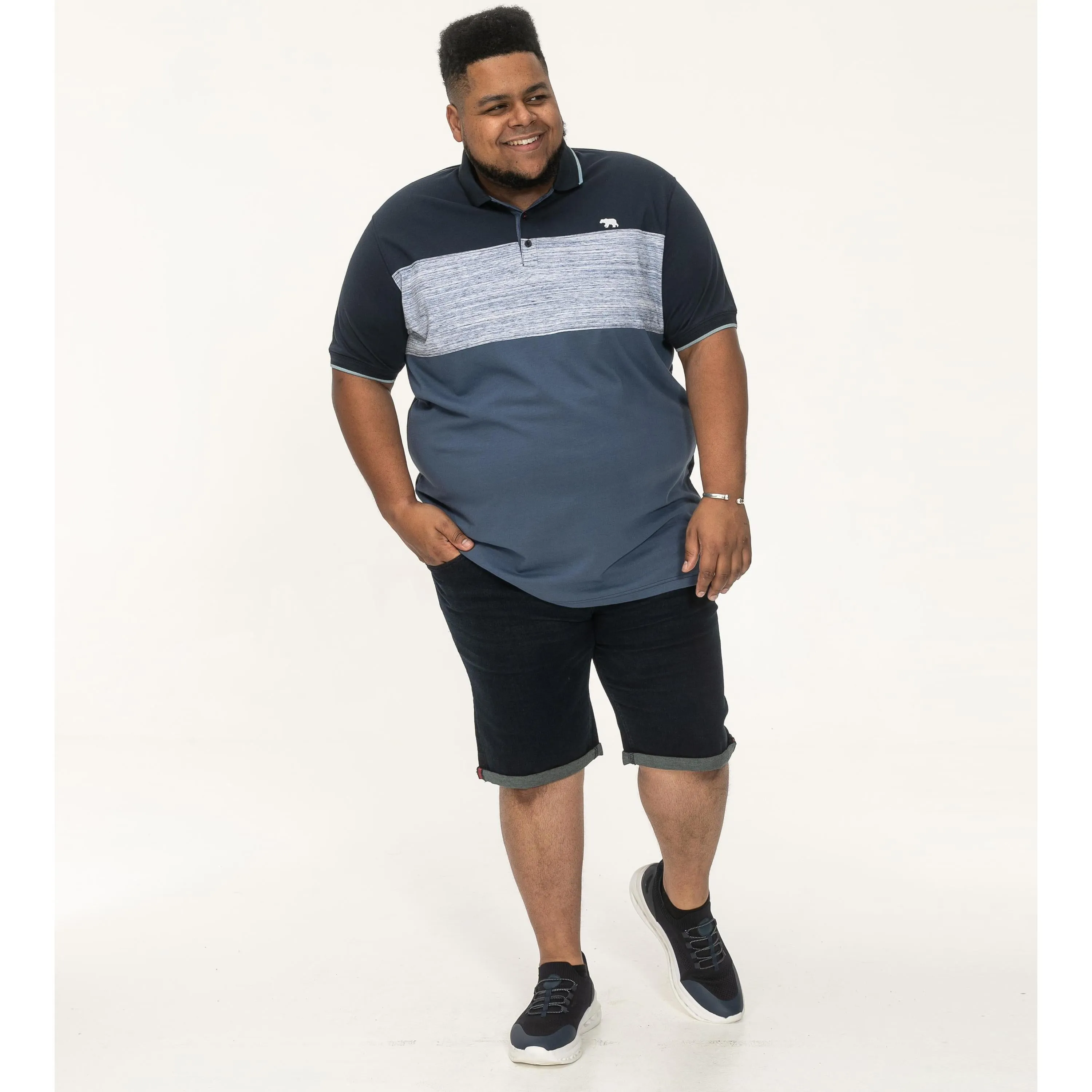 D555 Mens Leeds Big & Tall Short Sleeve Polo Shirt