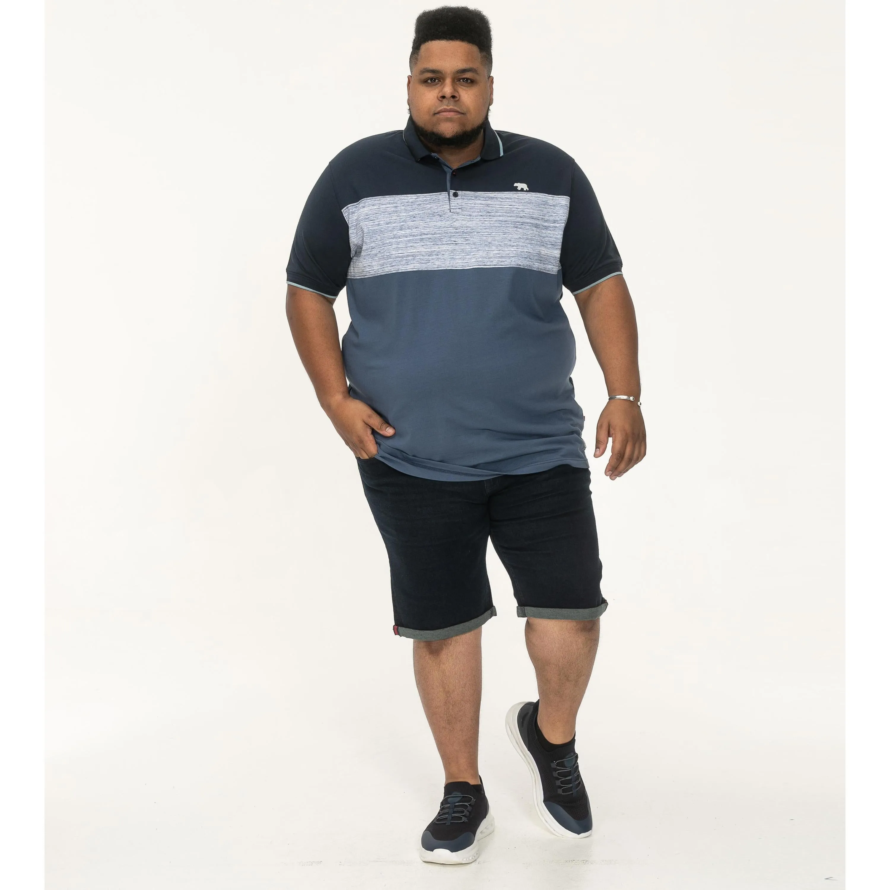 D555 Mens Leeds Big & Tall Short Sleeve Polo Shirt