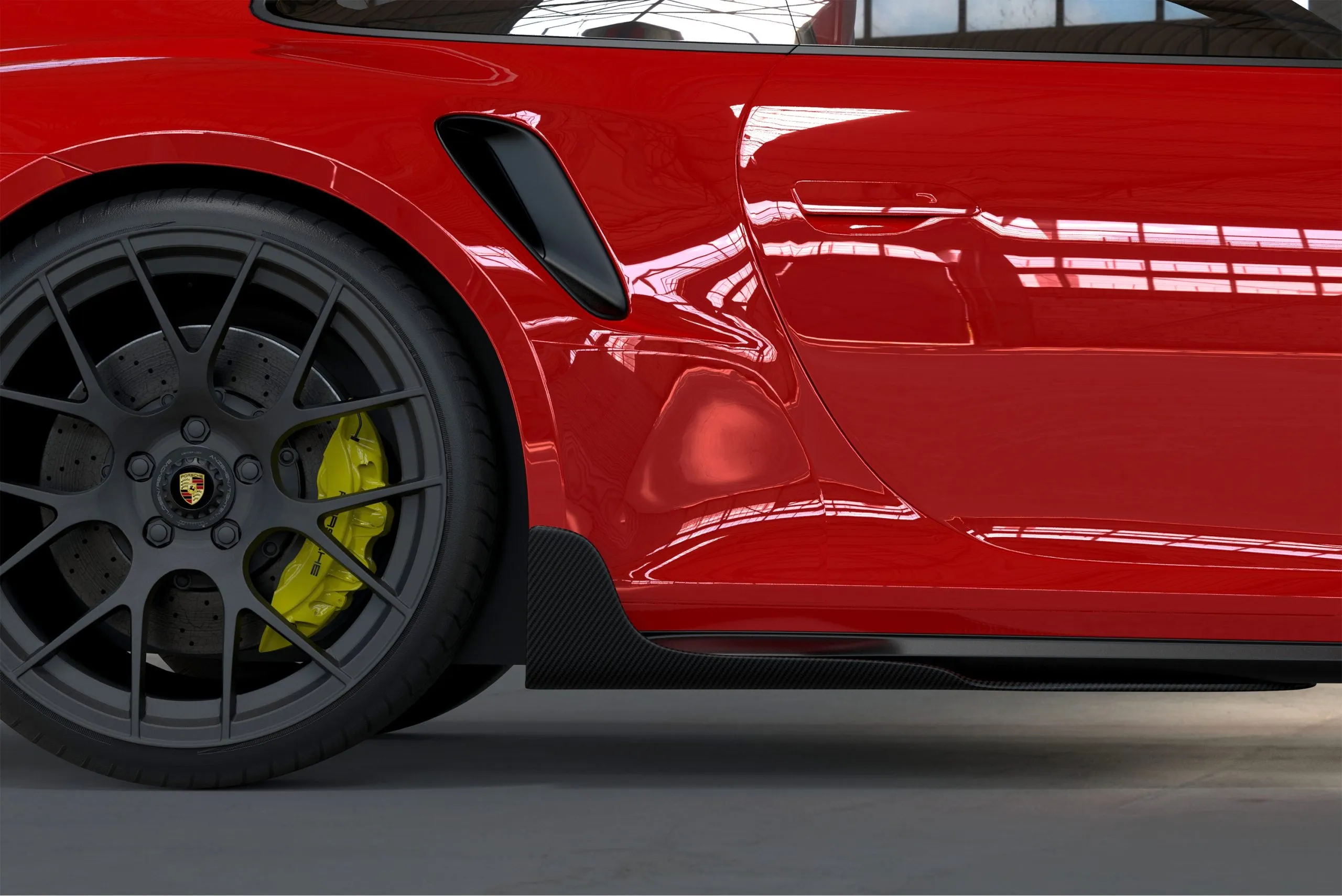 DMC Porsche 992 Forged Carbon Fiber Side Skirts fit Carrera, Targa, Cabriolet & Turbo S