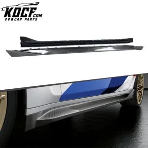 Dry Carbon Fiber Trunk Body Kit MP Side Skirts For BMW G80 G82 M3 M4 2021 