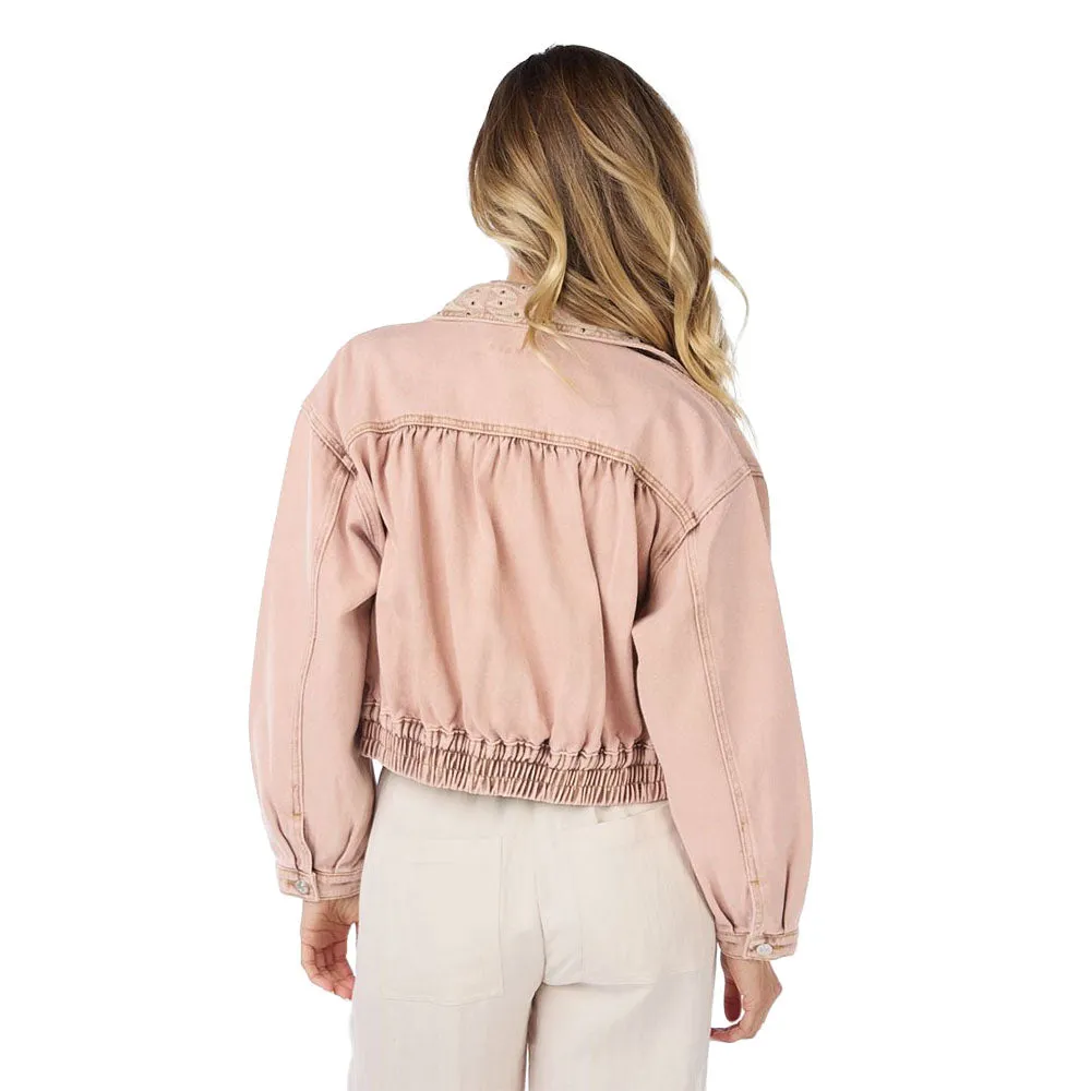 EsQualo Embellished Jean Jacket