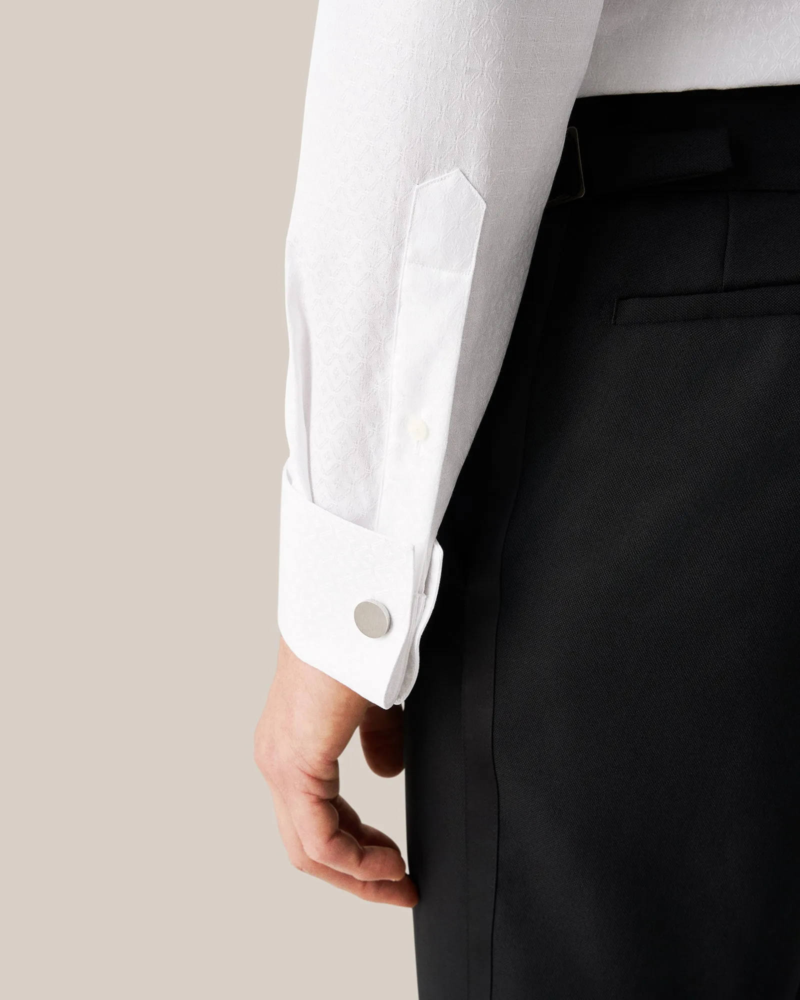 ETON 100010681 JACQUARD SLIM FC SHIRT
