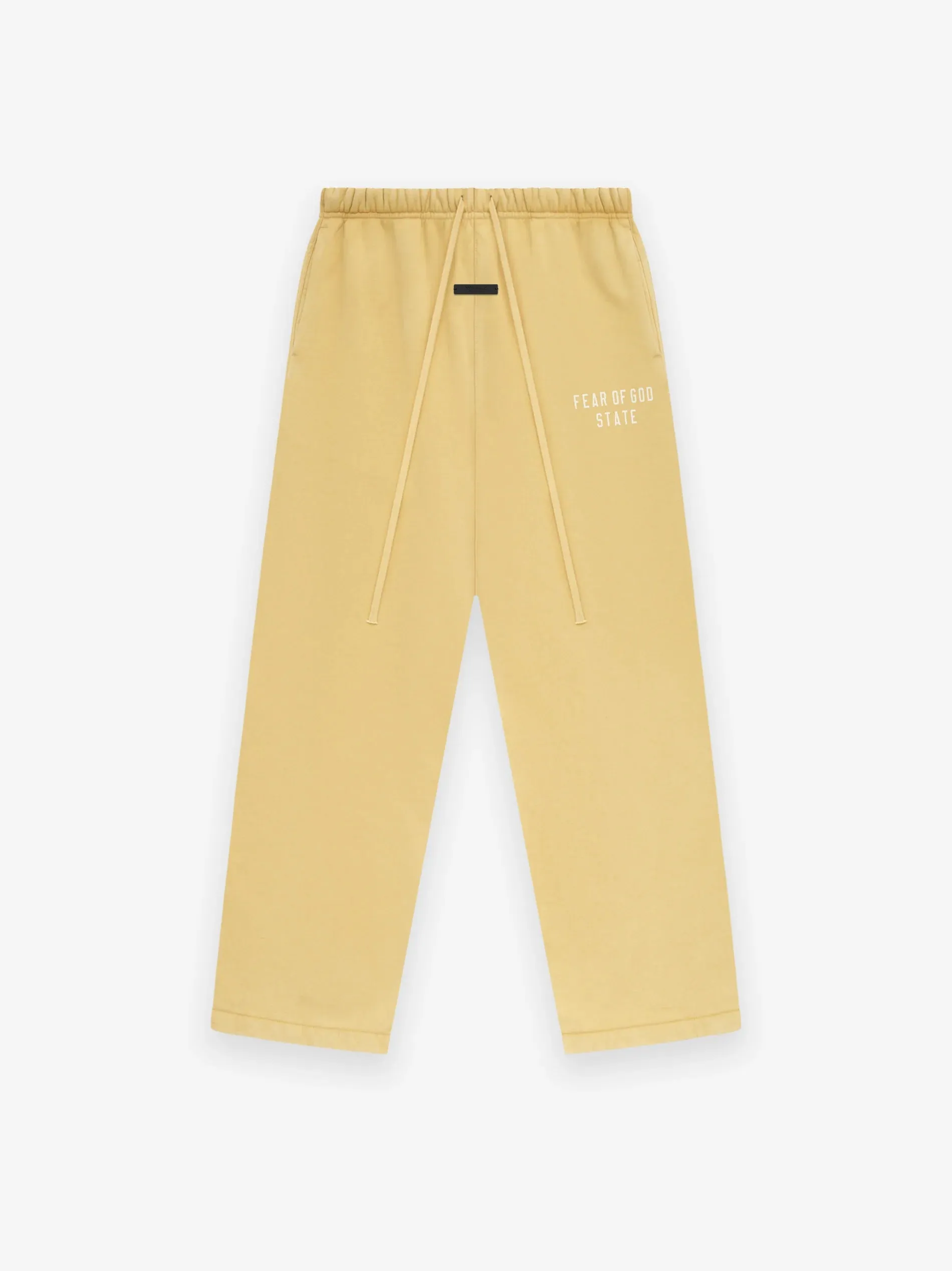 Fear of God Essentials Heavy Fleece Relaxed Sweatpants in Amber