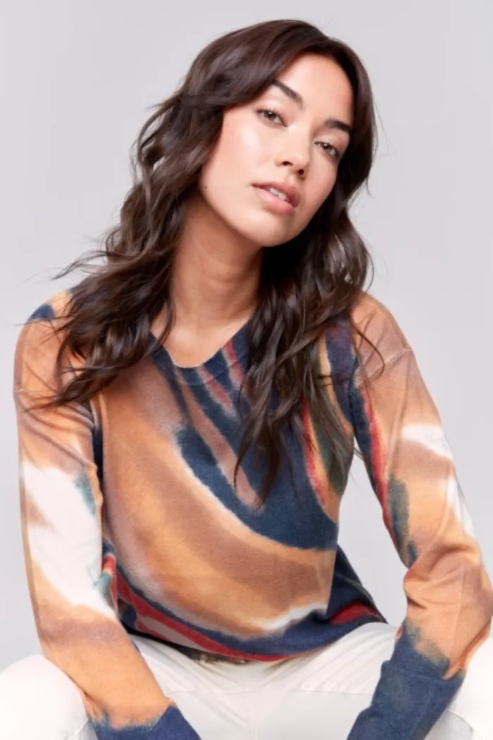 Frayed Edge Hem Sweater