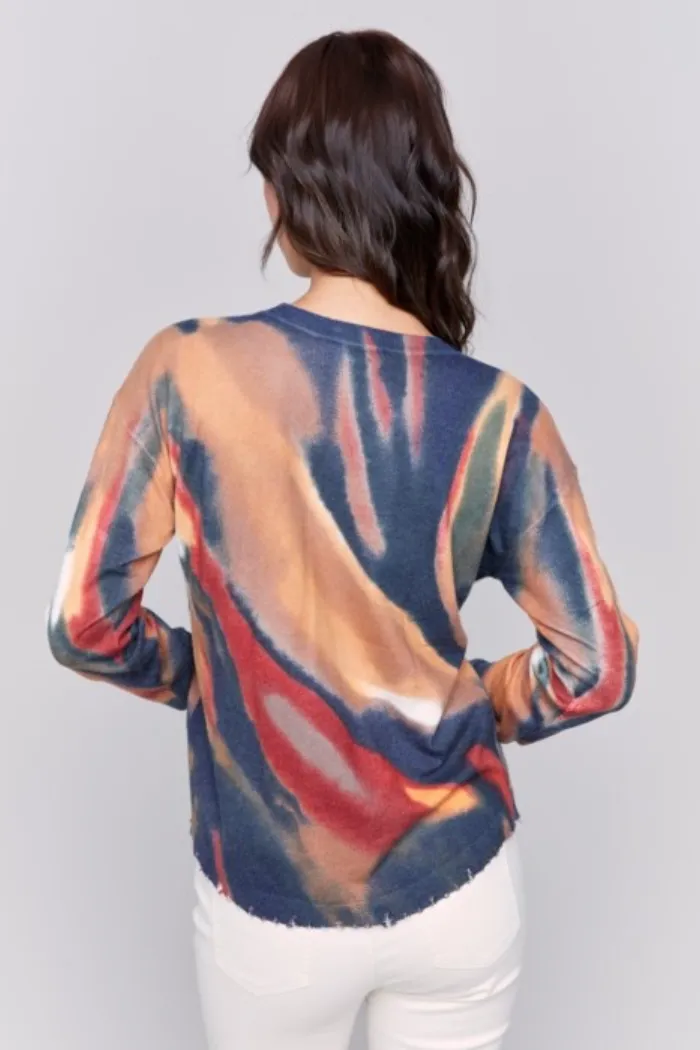 Frayed Edge Hem Sweater
