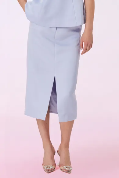 Gennelle Blue Violet Pencil Skirt